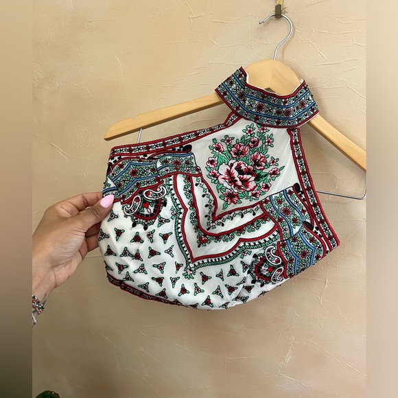 Sherri Hill two piece gown tulle skirt full floor length - Picture 3 of 12